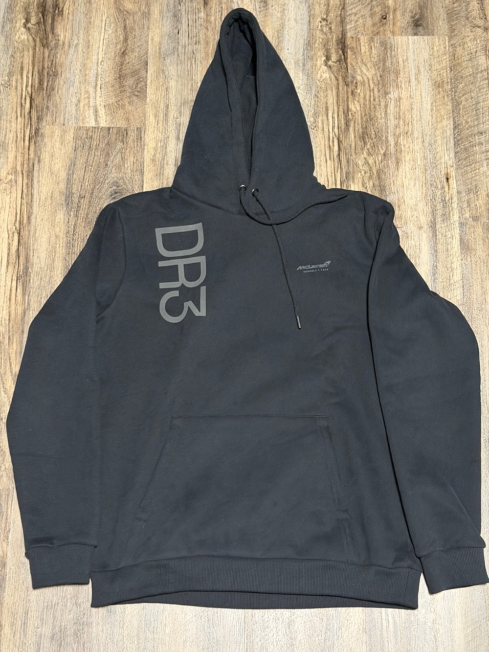 DR3 Black Pullover Hoodie - Men's Performance Sweatshirt